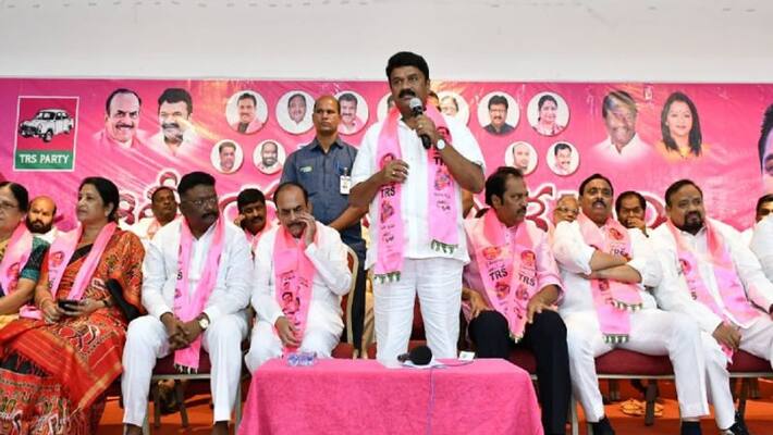 MInister talasani srinivas yadav comments Greater trs Leaders meeting MInister talasani srinivas yadav comments Greater trs Leaders meeting