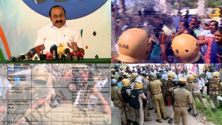 vd satheesan says udf protest case against bishop on vizinjam strike vd satheesan says udf protest case against bishop on vizinjam strike