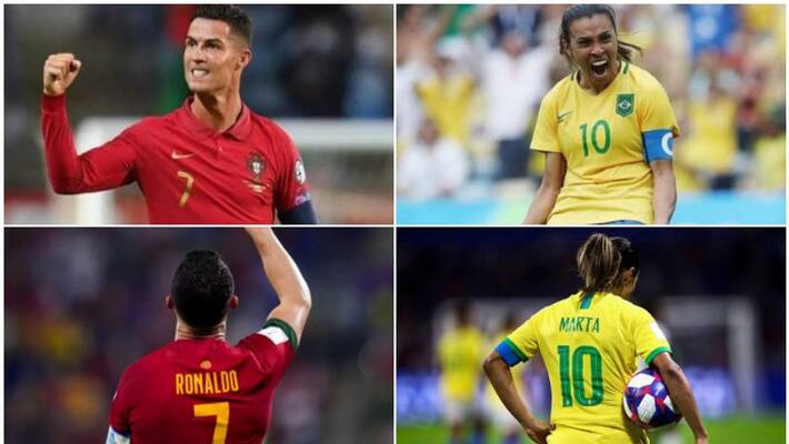 brazil women footballer marta first player to score goals in five world cup, not cristiano ronaldo brazil women footballer marta first player to score goals in five world cup, not cristiano ronaldo