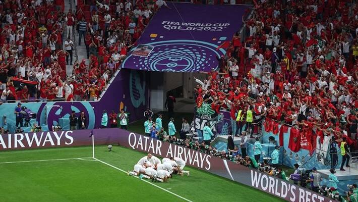Fifa World cup 2022 shock for fans Morocco beats World No 2 Rank Belgium by 2 0 goals ckm Fifa World cup 2022 shock for fans Morocco beats World No 2 Rank Belgium by 2 0 goals ckm