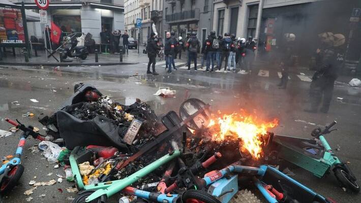 FIFA World cup 2022: Morocco beats Belgium, Riots in brussels FIFA World cup 2022: Morocco beats Belgium, Riots in brussels