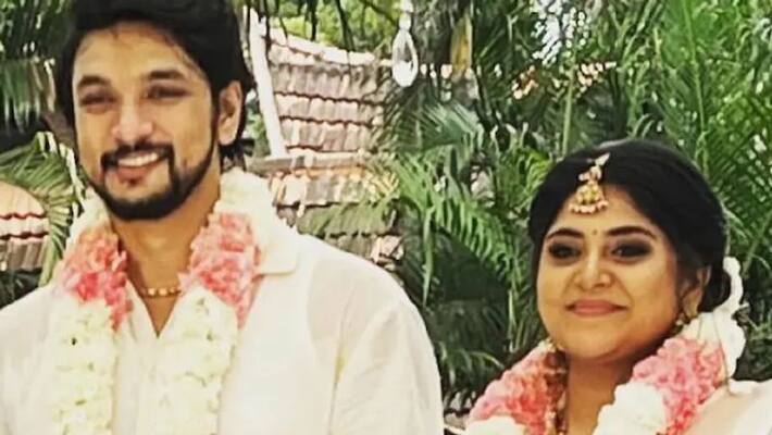 Actors Manjima Mohan and Gautham Karthik got married Actors Manjima Mohan and Gautham Karthik got married