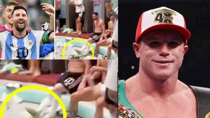 Lionel Messi threatened over disrespectful World Cup act by Mexican boxing star Canelo Alvarez Lionel Messi threatened over disrespectful World Cup act by Mexican boxing star Canelo Alvarez