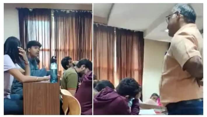 Karnataka Professor calling terrorist a student in class room Karnataka Professor calling terrorist a student in class room