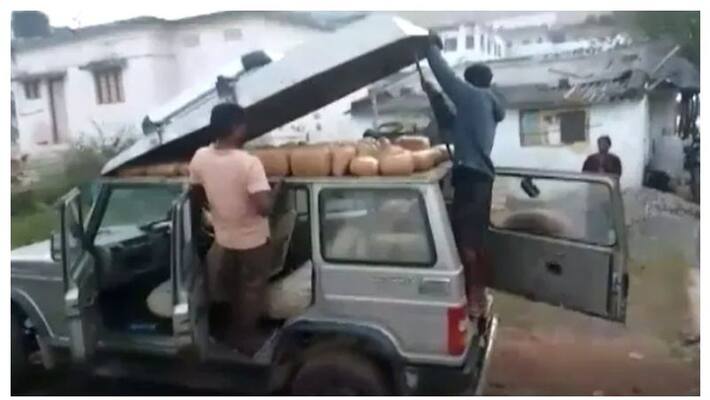 Two held for smuggling 130 kg marijuana in Pushpa movie style Two held for smuggling 130 kg marijuana in Pushpa movie style