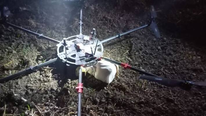 Another Pakistani drone was shot down by the BSF in Amritsar as the crackdown on terrorist activities continues. Another Pakistani drone was shot down by the BSF in Amritsar as the crackdown on terrorist activities continues.