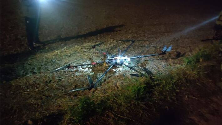 Another Pak drone shot down by BSF in Amritsar as crackdown on terror activities continue Another Pak drone shot down by BSF in Amritsar as crackdown on terror activities continue