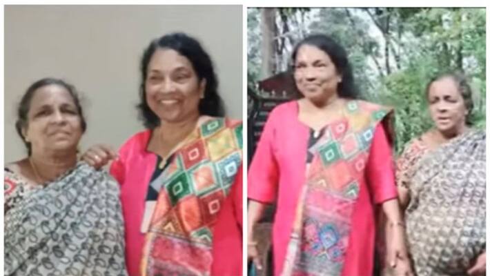 Shoshamma came to see Annamma after four and a half decades Shoshamma came to see Annamma after four and a half decades