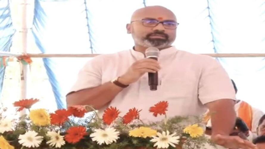 bjp mp dharmapuri arvind response on his father d srinivas resign to congress ksp bjp mp dharmapuri arvind response on his father d srinivas resign to congress ksp