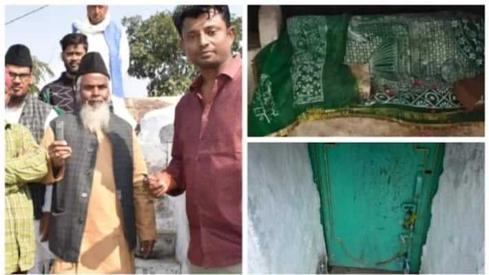 in Sasaram Bihar ASI reclaims 2300 year old Ashoka edict illegally occupied and converted into mazar san in Sasaram Bihar ASI reclaims 2300 year old Ashoka edict illegally occupied and converted into mazar san