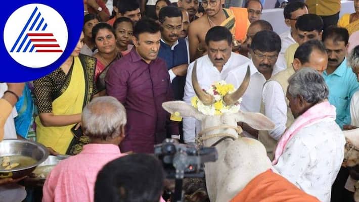 Establishment of Goshala for cow protection says minister prabhu chauhan gvd Establishment of Goshala for cow protection says minister prabhu chauhan gvd