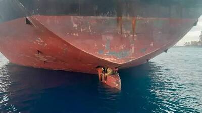 migrants travelled by sitting giant rudder of an oil tanker for 11 days 