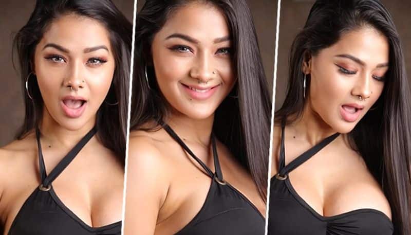 Namrata Malla HOT and SEXY video: Bhojpuri actress shows off her cleavage  in black bikini bra; reel goes VIRAL