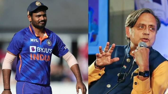 Shashi Tharoor Weighs In On Sanju Samson Being Dropped Shashi Tharoor Weighs In On Sanju Samson Being Dropped