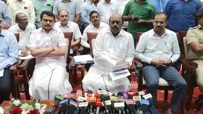 admks protest brings laughter says minister velu admks protest brings laughter says minister velu
