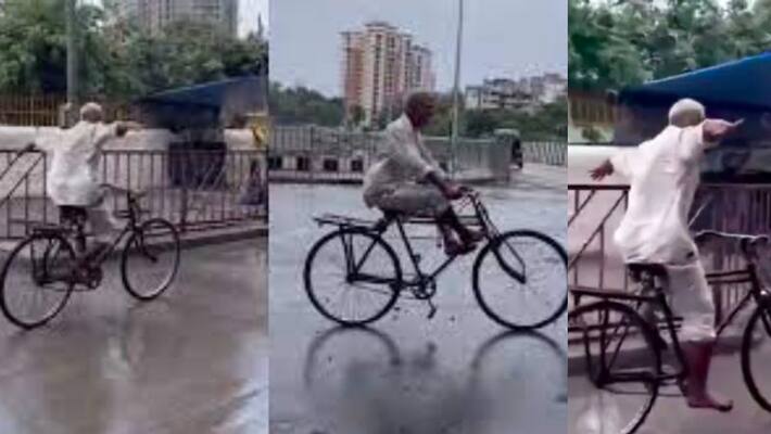 Video Shows Elderly Man Performing Stunts On His Bicycle Video Shows Elderly Man Performing Stunts On His Bicycle