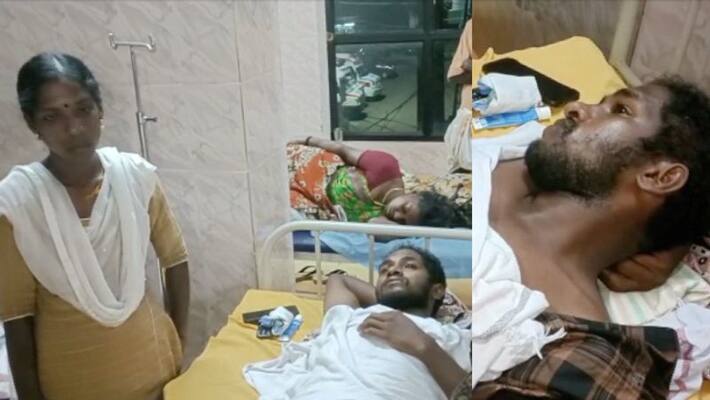 man attacked by contractor in kollam man attacked by contractor in kollam