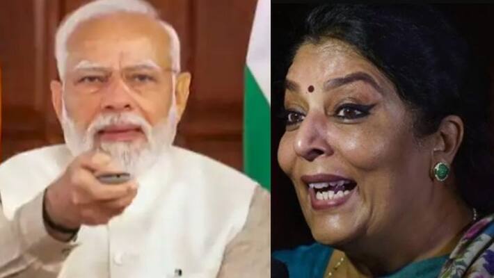 Kharge ravan statement dispute: old video of rajya sabha session goes viral now in which PM modi compare Renuka Chowdhury to surpanakha akb Kharge ravan statement dispute: old video of rajya sabha session goes viral now in which PM modi compare Renuka Chowdhury to surpanakha akb
