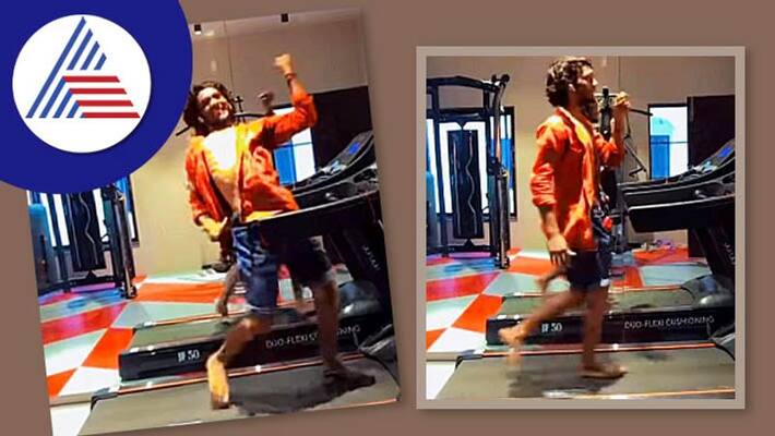 Man danced on treadmill for hai Rama song of 1995 film Rangeela watch viral video akb Man danced on treadmill for hai Rama song of 1995 film Rangeela watch viral video akb