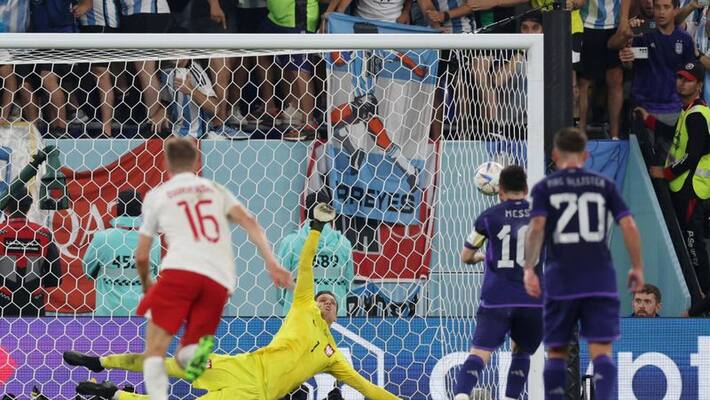 I bet Messi 100 Euros that it wont be a penalty says Poland goalkeeper I bet Messi 100 Euros that it wont be a penalty says Poland goalkeeper