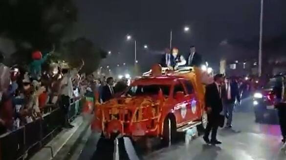 PM Modi road show in Ahmedabad during Gujarat Assembly election 2022, Gujarat second phase all updates, DVG
