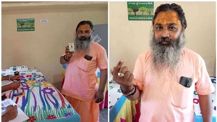 A Polling Booth For Just One Voter in Gujarat gir san A Polling Booth For Just One Voter in Gujarat gir san