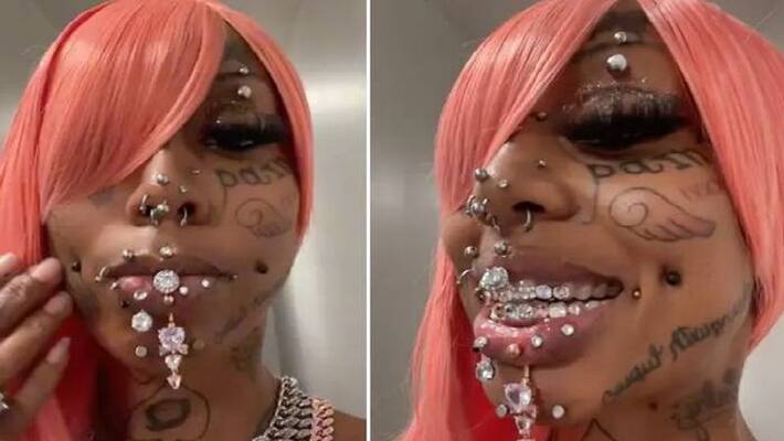 total 29 piercings and tattoo viral granny total 29 piercings and tattoo viral granny