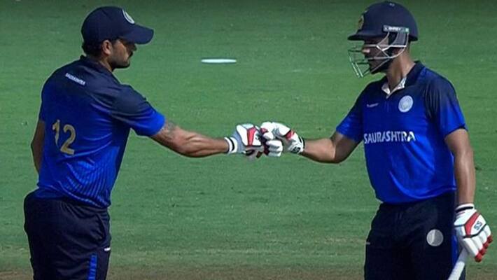 Saurashtra won over Maharashtra by five wickets in Vijay Hazare trophy final Saurashtra won over Maharashtra by five wickets in Vijay Hazare trophy final