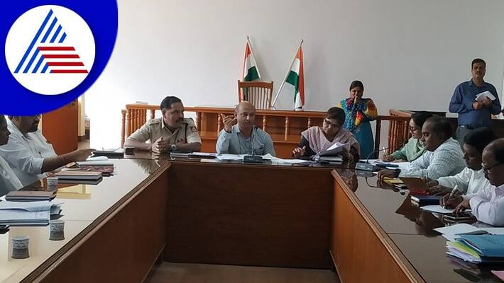 Preparatory meeting in the background of Chief Ministers Chamarajanagar district visit gvd Preparatory meeting in the background of Chief Ministers Chamarajanagar district visit gvd