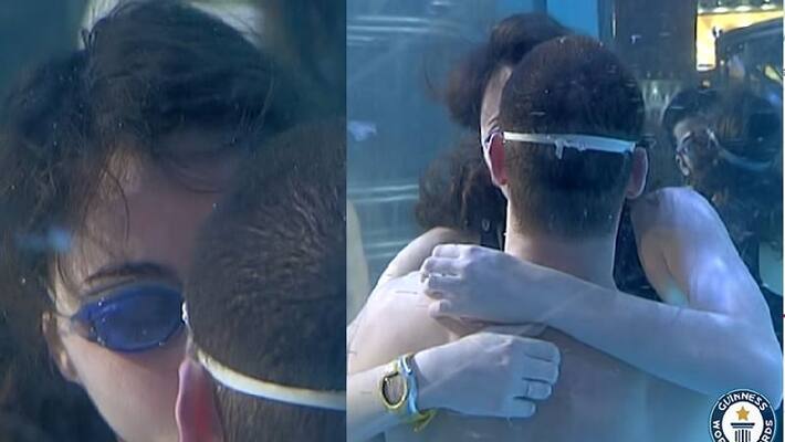 couple who holds guinness world record for longest underwater kiss couple who holds guinness world record for longest underwater kiss