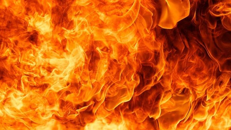 Fire Broke Out in Car Garage in Bengaluru grg Fire Broke Out in Car Garage in Bengaluru grg