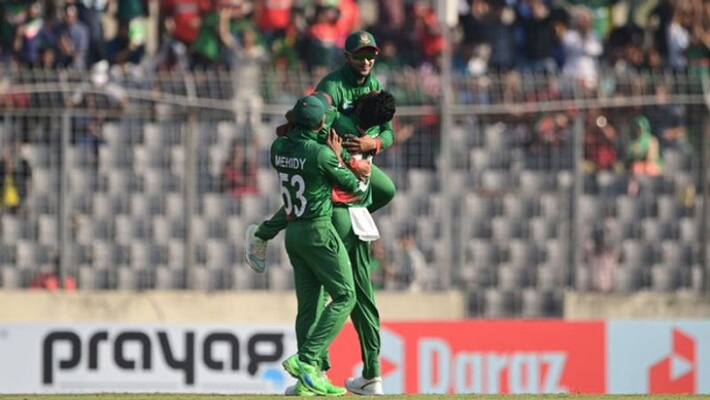 BANvsIND 1st ODI: Shakib Al Hasan Fifer Helps Bangladesh to Restrict India at 186 BANvsIND 1st ODI: Shakib Al Hasan Fifer Helps Bangladesh to Restrict India at 186