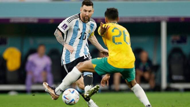 messi argentina to face netherlands in fifa world cup pre quarter finals