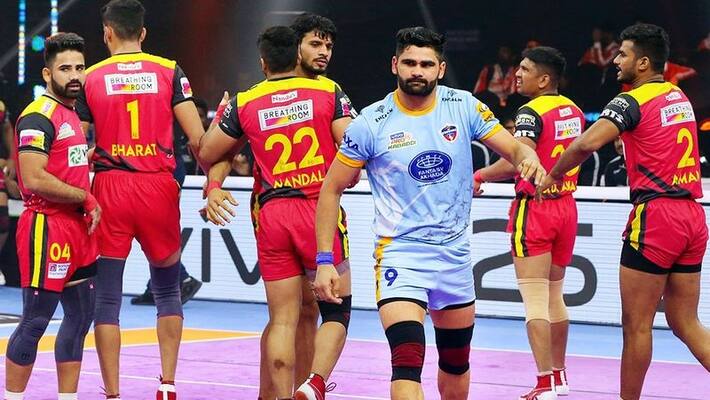 Pro Kabaddi 2022 Bengaluru bulls Qualify for Playoffs After Win Over UP Yoddhas san Pro Kabaddi 2022 Bengaluru bulls Qualify for Playoffs After Win Over UP Yoddhas san