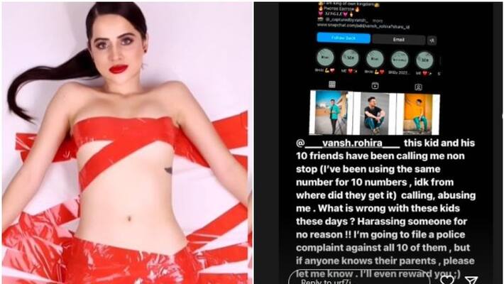 Urfi Javed slams a teenage group for calling and abusing her constantly sgk Urfi Javed slams a teenage group for calling and abusing her constantly sgk