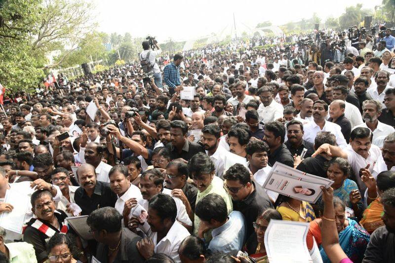AIADMK postponed protest against DMK government due to storm