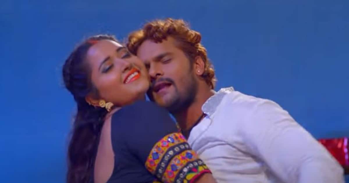 Bhojpuri Sexy Video Kajal Raghwani Khesari Lal Yadavs Bedroom Romance Is Too Hot To Handle