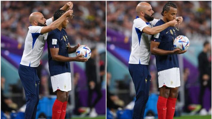Why France defender Kounde was told to remove his gold necklace during match Why France defender Kounde was told to remove his gold necklace during match