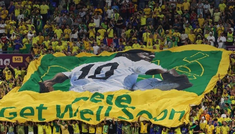 Brazil team dedicates their win against south korea to Pele