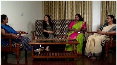 women speaker panel members ck asha u prathibha and kk rema exclusive interview