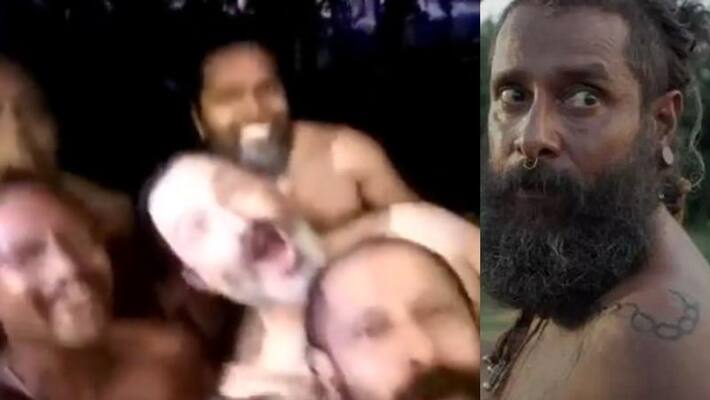 Actor Vikram share his film Thangalaan location video Actor Vikram share his film Thangalaan location video