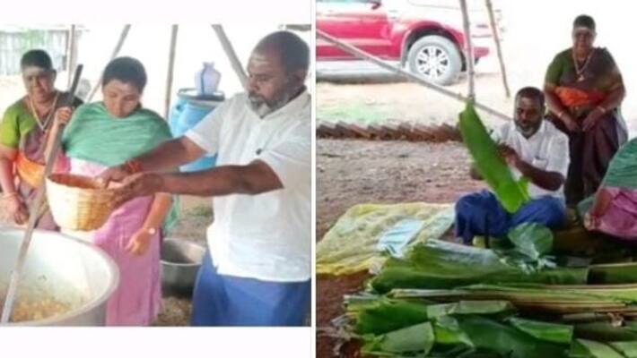 RB Udayakumar cooked food for the executives attending the AIADMK consultative meeting RB Udayakumar cooked food for the executives attending the AIADMK consultative meeting