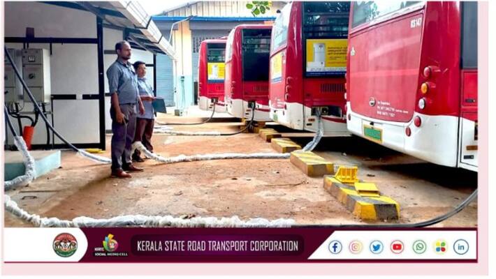 ksrtc launches highspeed charging centre for electric buses ksrtc launches highspeed charging centre for electric buses