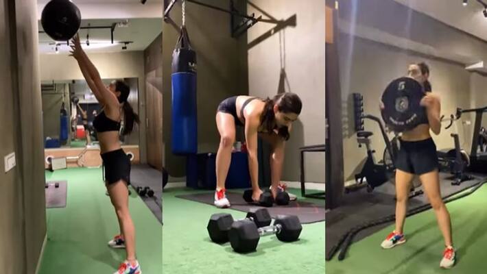bollywood actress Workout video viral bollywood actress Workout video viral