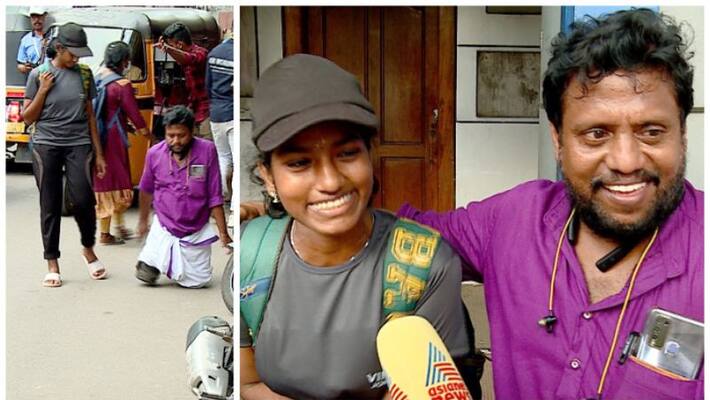 Sunil Kumar runs with his daughter's dreams state school sports meet Sunil Kumar runs with his daughter's dreams state school sports meet