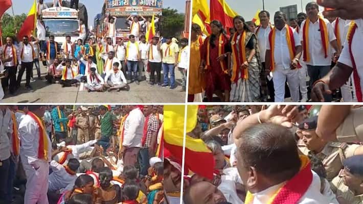 Maharashtra-Karnataka border row: Fadnavis dials Bommai over Belagavi truck attack - adt Maharashtra-Karnataka border row: Fadnavis dials Bommai over Belagavi truck attack - adt