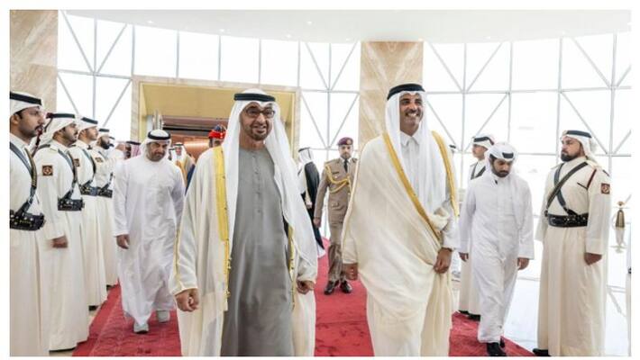 UAE presidents meets Emir of Qatar UAE presidents meets Emir of Qatar