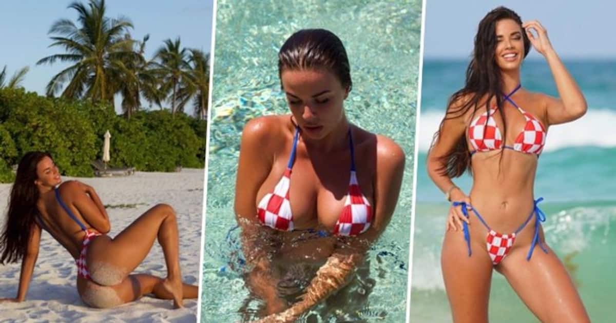 Sexy Pictures 10 Times Ivana Knoll Former Miss Croatia And World Cup 2022 S Sexiest Fan