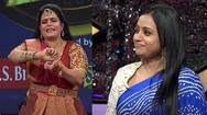 anchor suma gets shocked with karate kalyani and krishna bhagavan