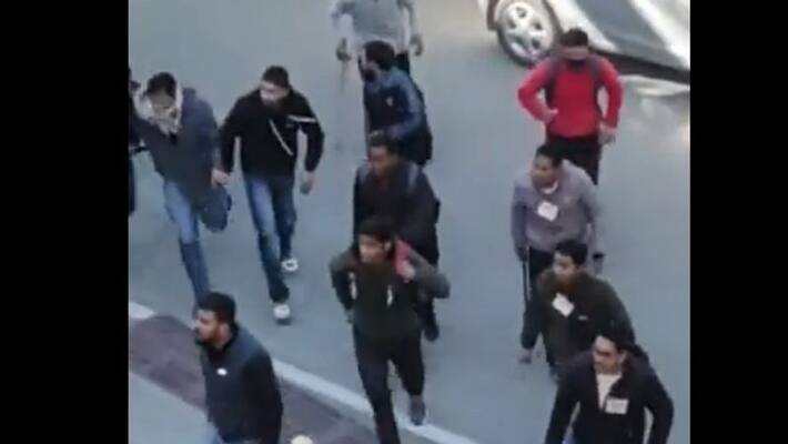 Tension in the campus.. Clash between ABVP and SFI activists.. Students injured.. Tension in the campus.. Clash between ABVP and SFI activists.. Students injured..
